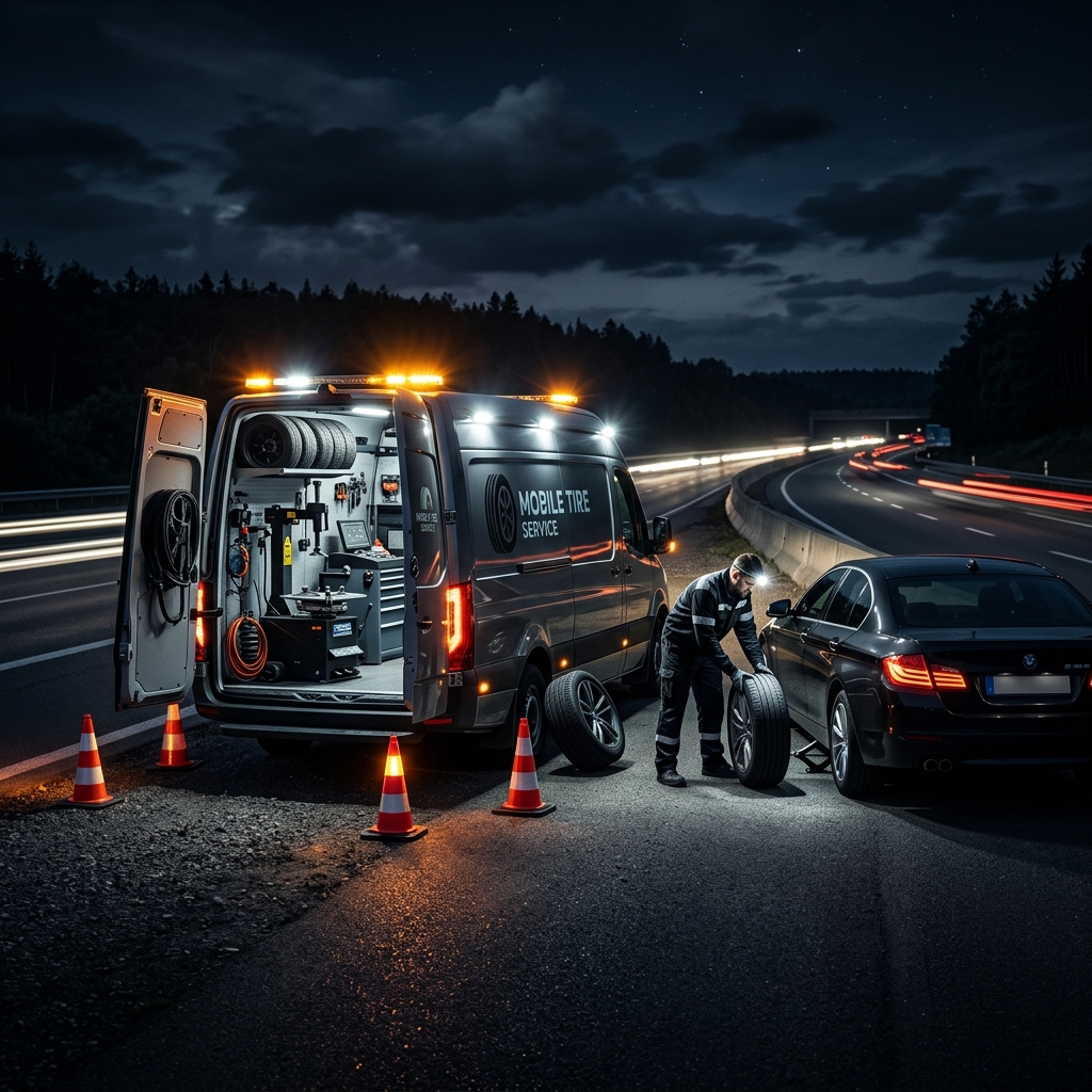 Yol Yardım Mobil Lastik Aracı